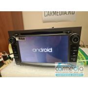 Штатная магнитола для Opel Astra H, Vectra С, Corsa D, Antara, Vivaro, Meriva, Zafira CARMEDIA KD-7408-P30-g-9 (темно-серый) Android 9.0