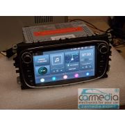 Штатная магнитола для Ford Focus II, Mondeo, S-MAX, Galaxy, Tourneo/Transit Connect цвет: черный (полная поддержка CONVERSE +) CARMEDIA MKD-F746B-P6N-10 NEW DSP Android 10