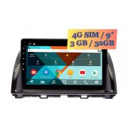 Штатная магнитола Mazda CX-5 2011 - 2017 Wide Media KS9452QR-3/32 с поддержкой джойстика