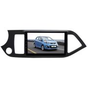 Штатная магнитола для Kia Picanto, Morning 2011-2017 гг. LeTrun 4022-4196 9 дюймов IN Android 10.x 6+128 Gb 8 ядер DSP ++